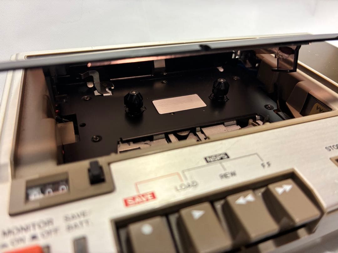 動作品　NEC PC-2081 データレコーダー　カセットプレーヤー