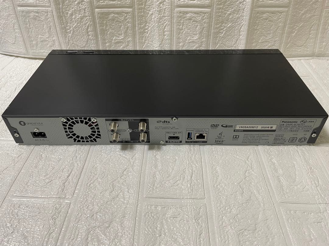 Panasonic DMR-4CW101 ブルーレイレコーダー 動作品