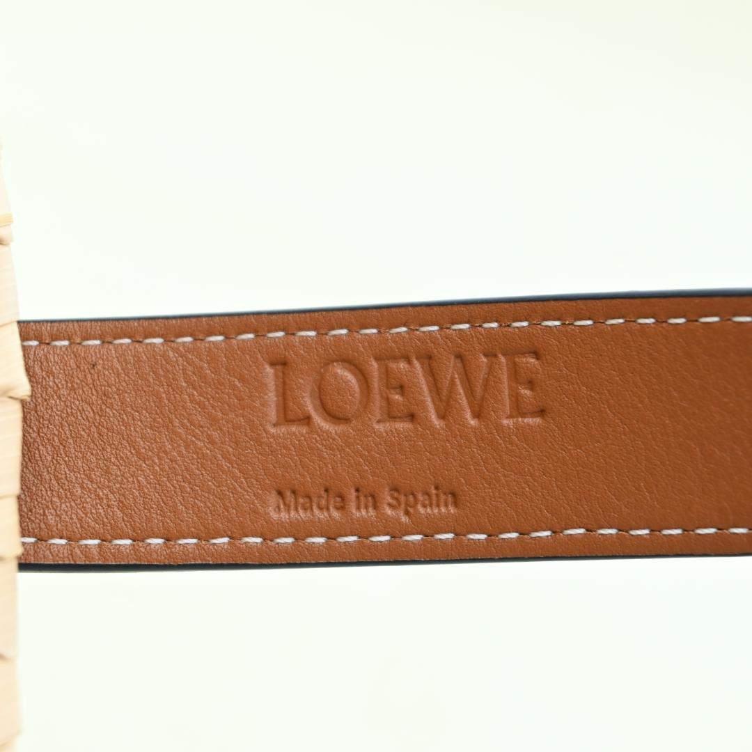 新品未使用品　LOEWE 　ロエベ　ラフィア　かごバッグ　バッグ　スモール