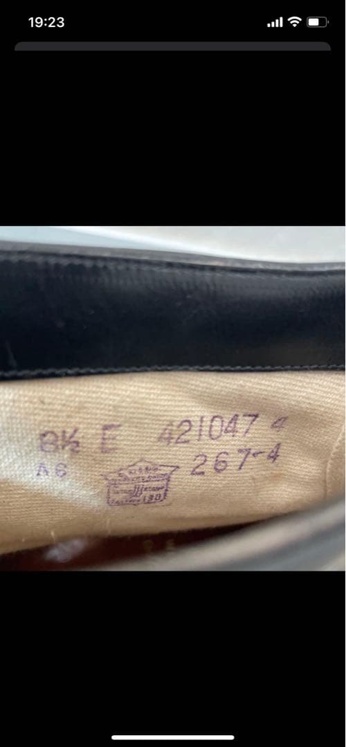 50s〜Weyenberg Massagic Leather Shoes ドレス