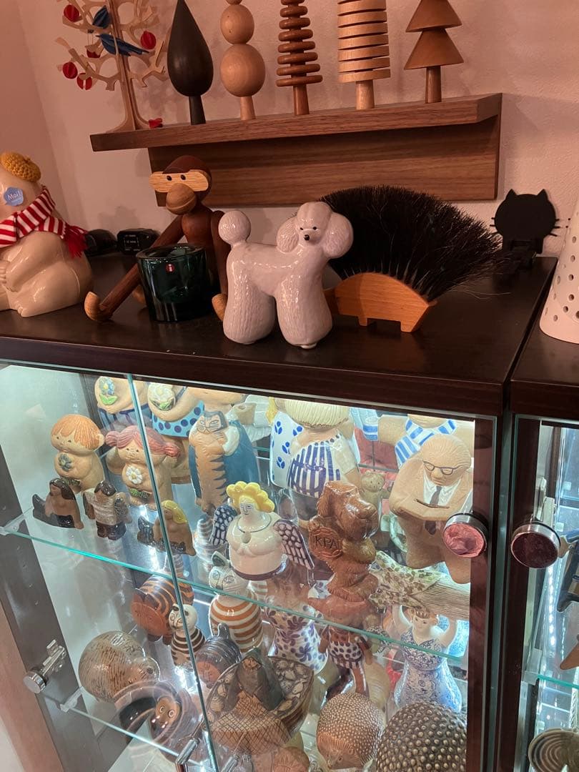 リサラーソン　VOV プードル　北欧　可愛い　ヴィンテージ　犬　工芸品　置物