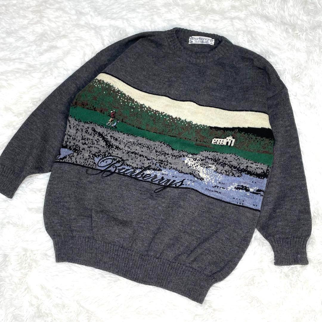 c-boy style　お洒落コーデ　バーバリーズ　ニット　L.L.Bean　M