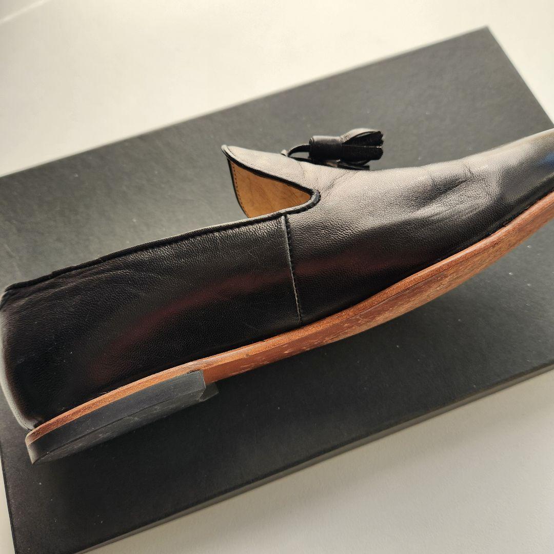 monkey time タッセル付きローファー 黒