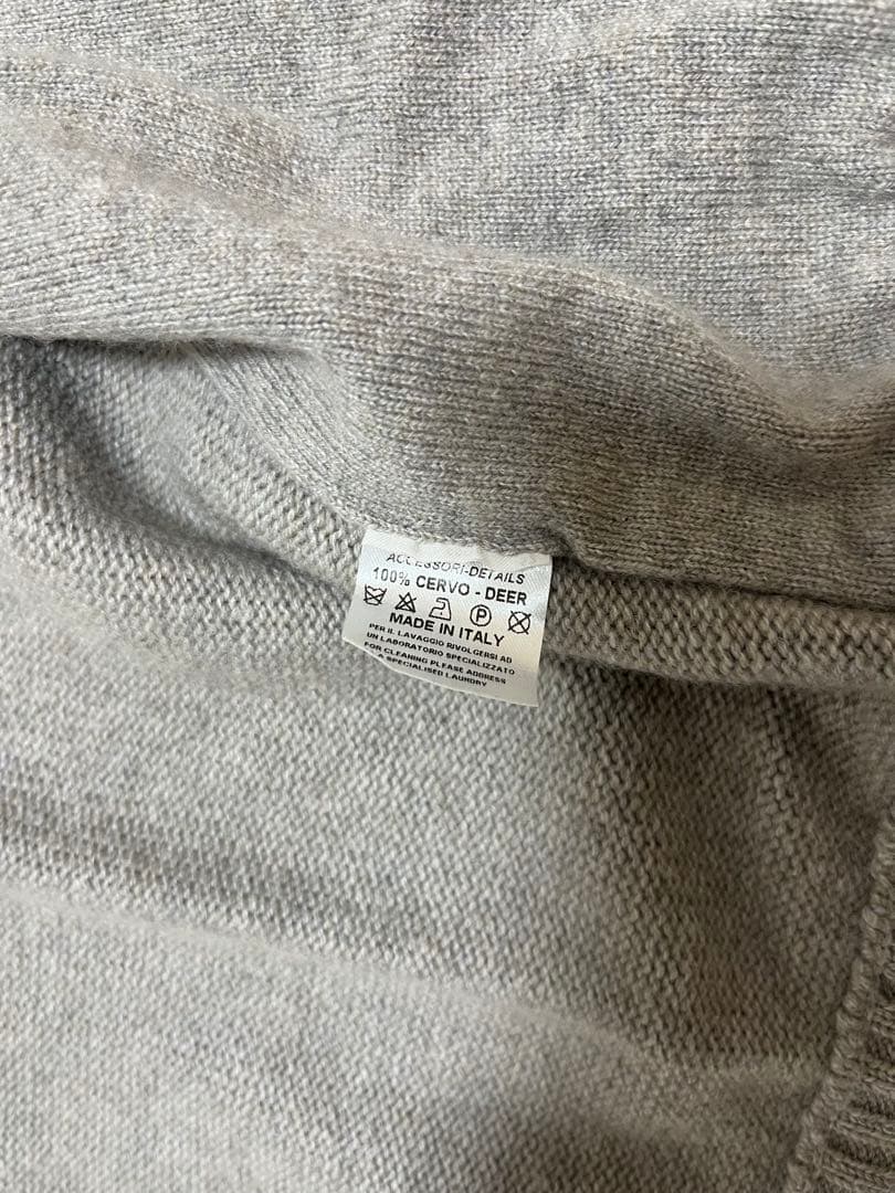 FEDEL ニット革ブルゾン　カシミヤイタリア製