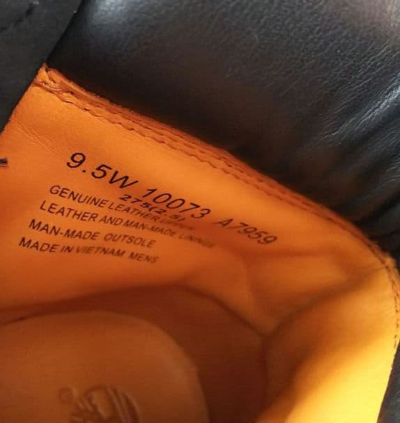 Timberlandティンバーランド10073ヌバックレザーブーツ9.5W