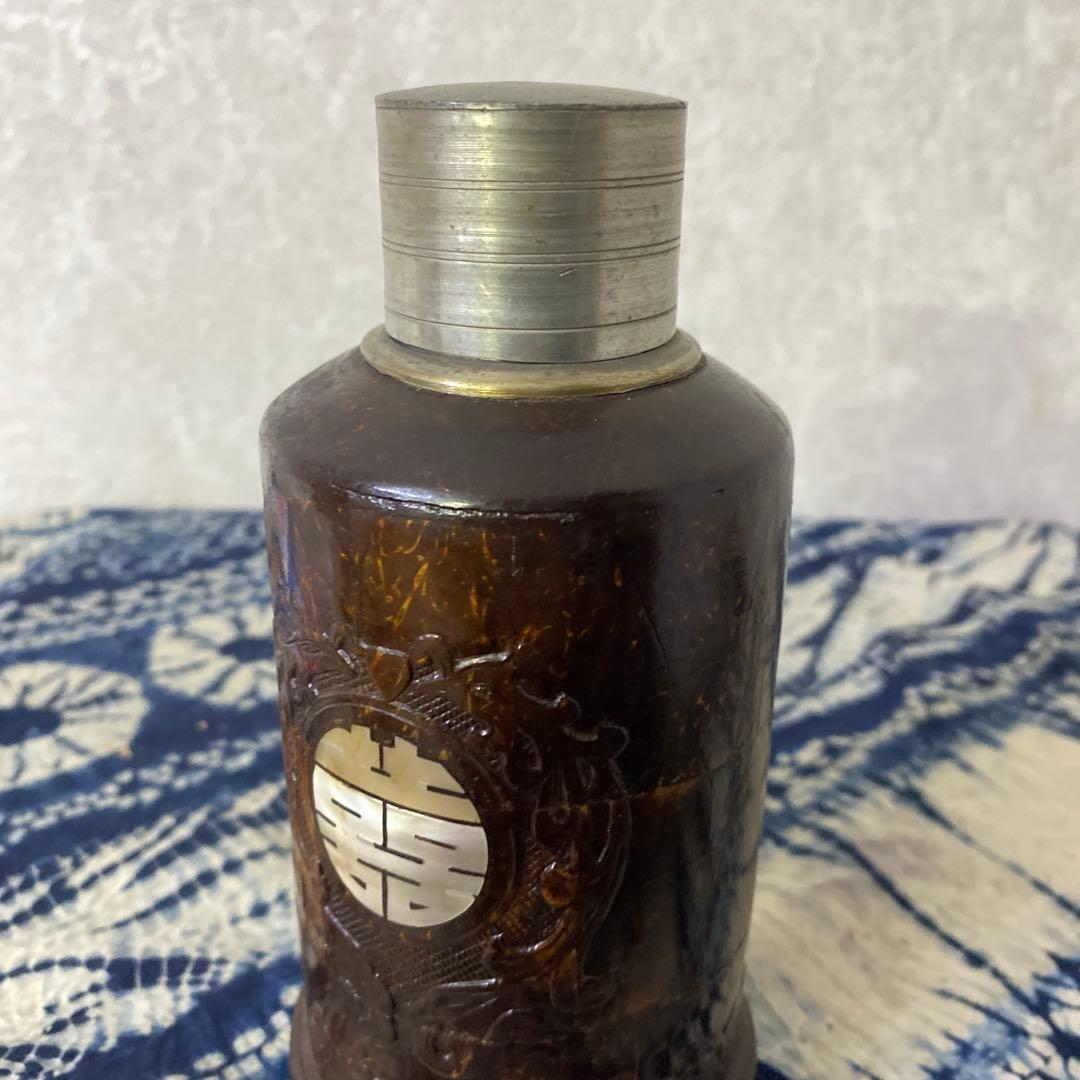 茶入　錫？茶壺