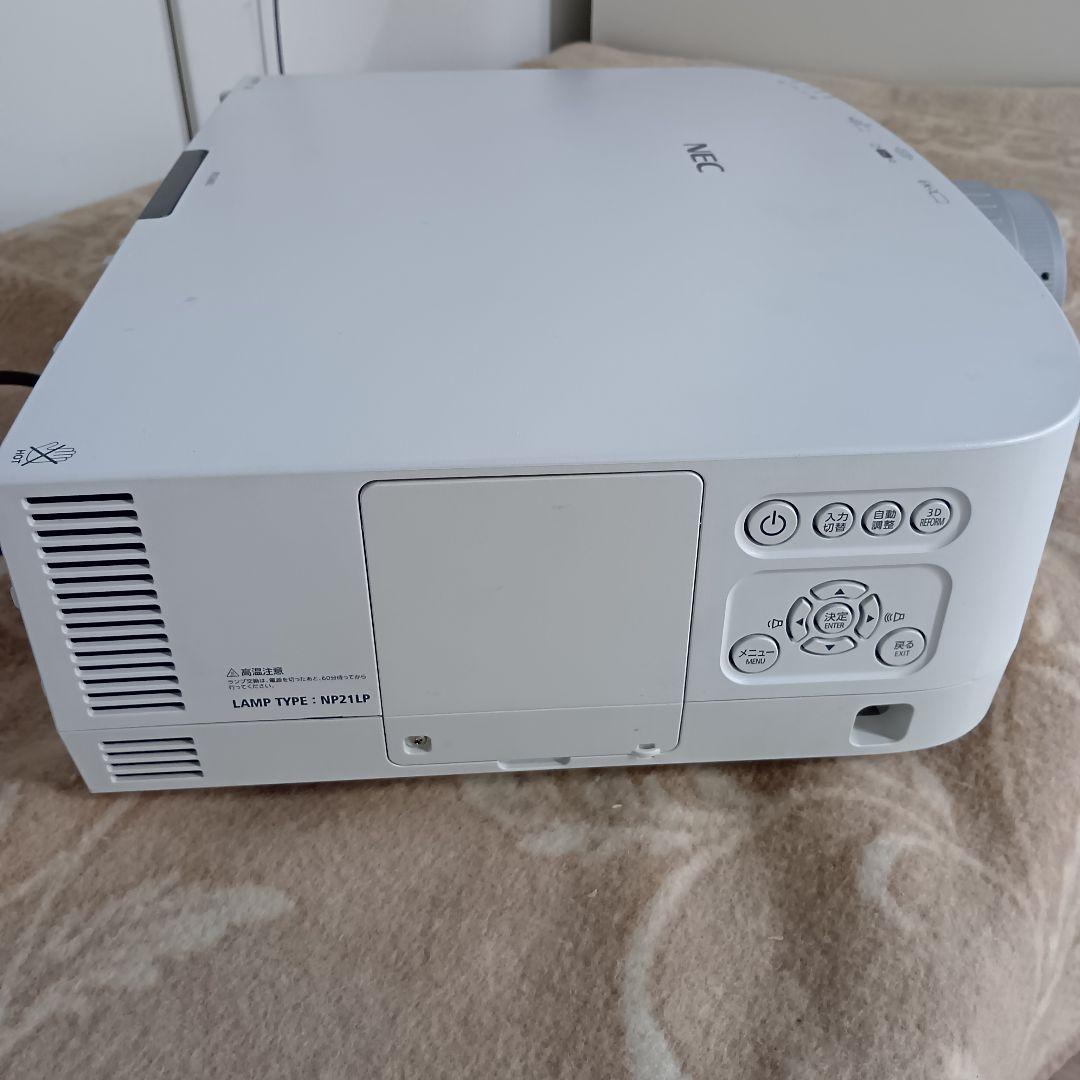 NEC プロジェクター NP-PA500UJL　※リモコンなし