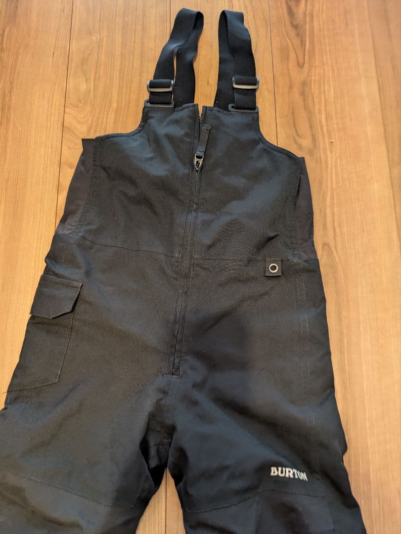 【美品】Burton キッズ　スノーボードウェア上下　ビブパンツ　5T　バートン