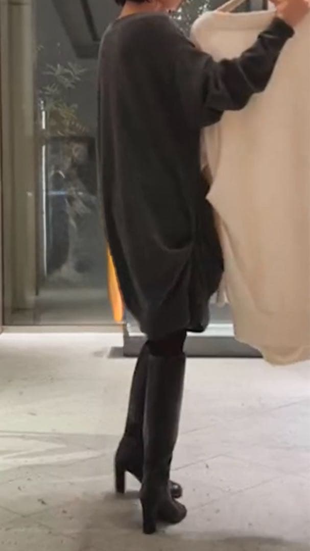 Riri様3点おまとめ マイラン 最高級カシミヤニットワンピース ピンク