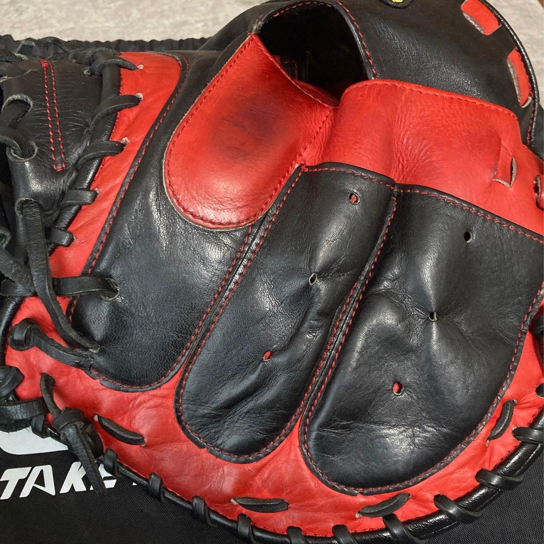 ハタケヤマ 一般 大人用 軟式 捕手 野球 グローブ キャッチャーミット 良型