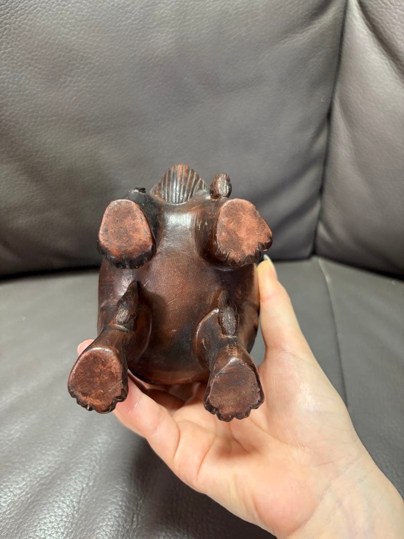 獅子　香炉　置物