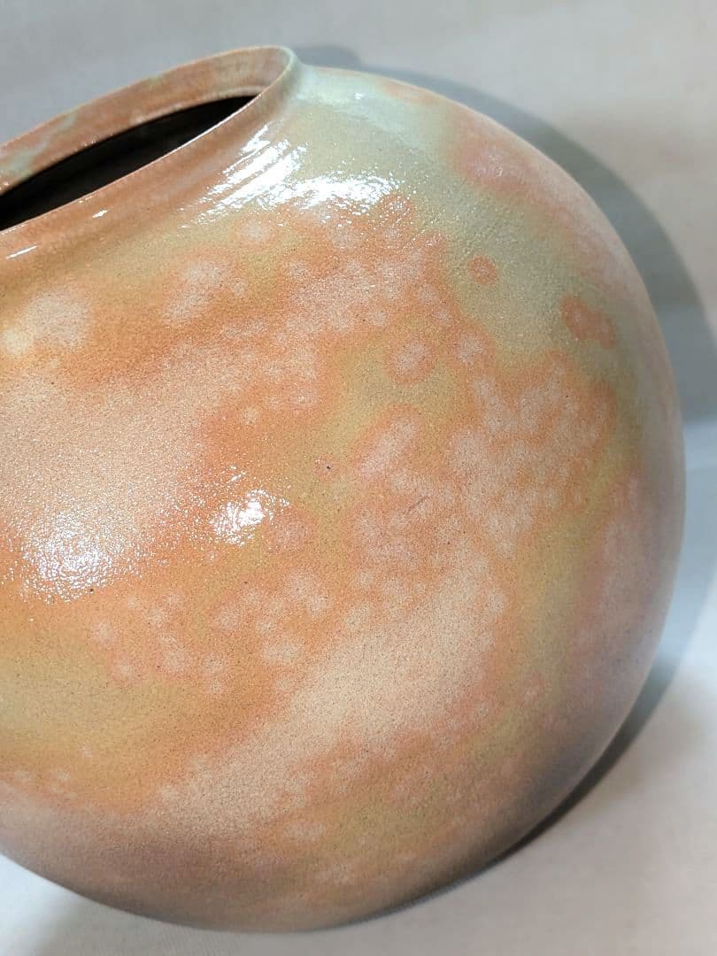 萩焼　一立窯　浦裕作★花瓶　花入れ　花器　壺　華道　生け花　投げ入れ　茶道具