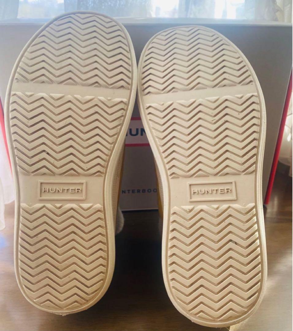 ★HUNTER★インアウト パファーニットカフブーツ 23cm