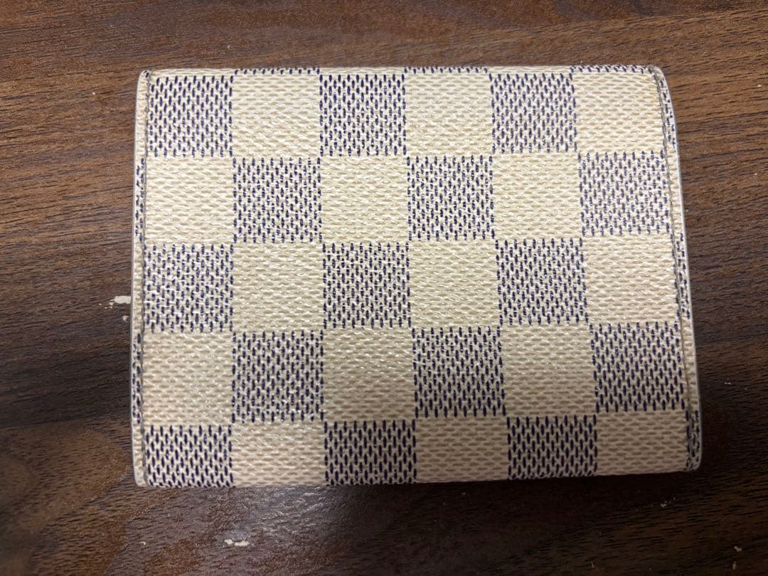 大ちゃん ルイ・ヴィトン ダミエアズール 名刺入れ 超美品