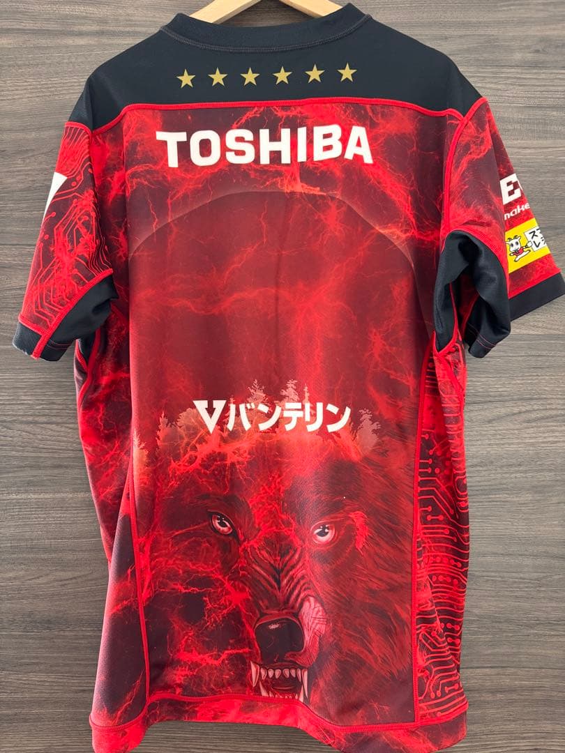 ラグビー 東芝ブレイブルーパス 3L ユニフォーム