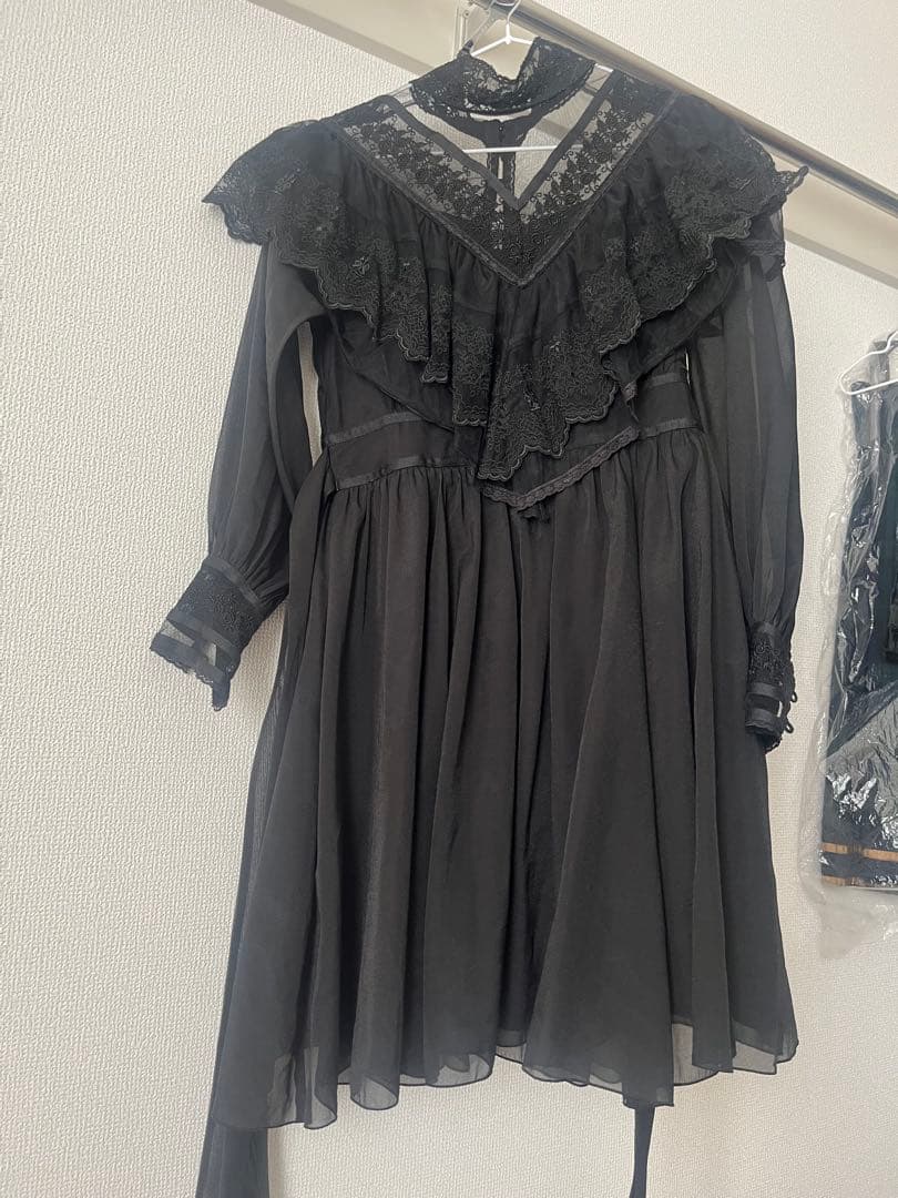 セレスティアゴシックミニドレス　黒