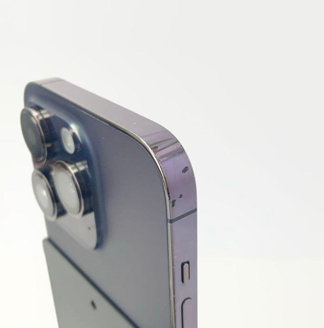 【バッテリー100%】iPhone14Pro256GBディープパープル