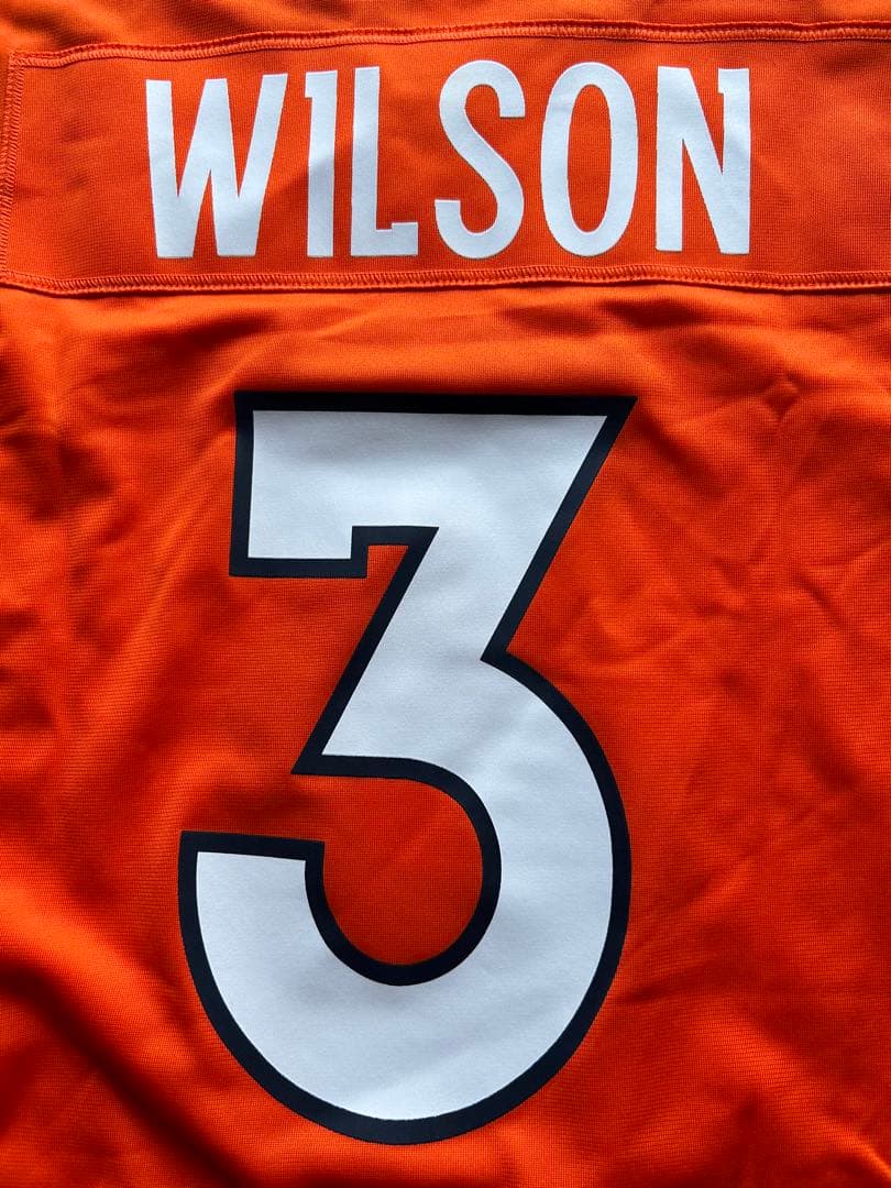 値下げ 新品未使用 XL NFL ブロンコス ラッセル ウィルソン ユニフォーム