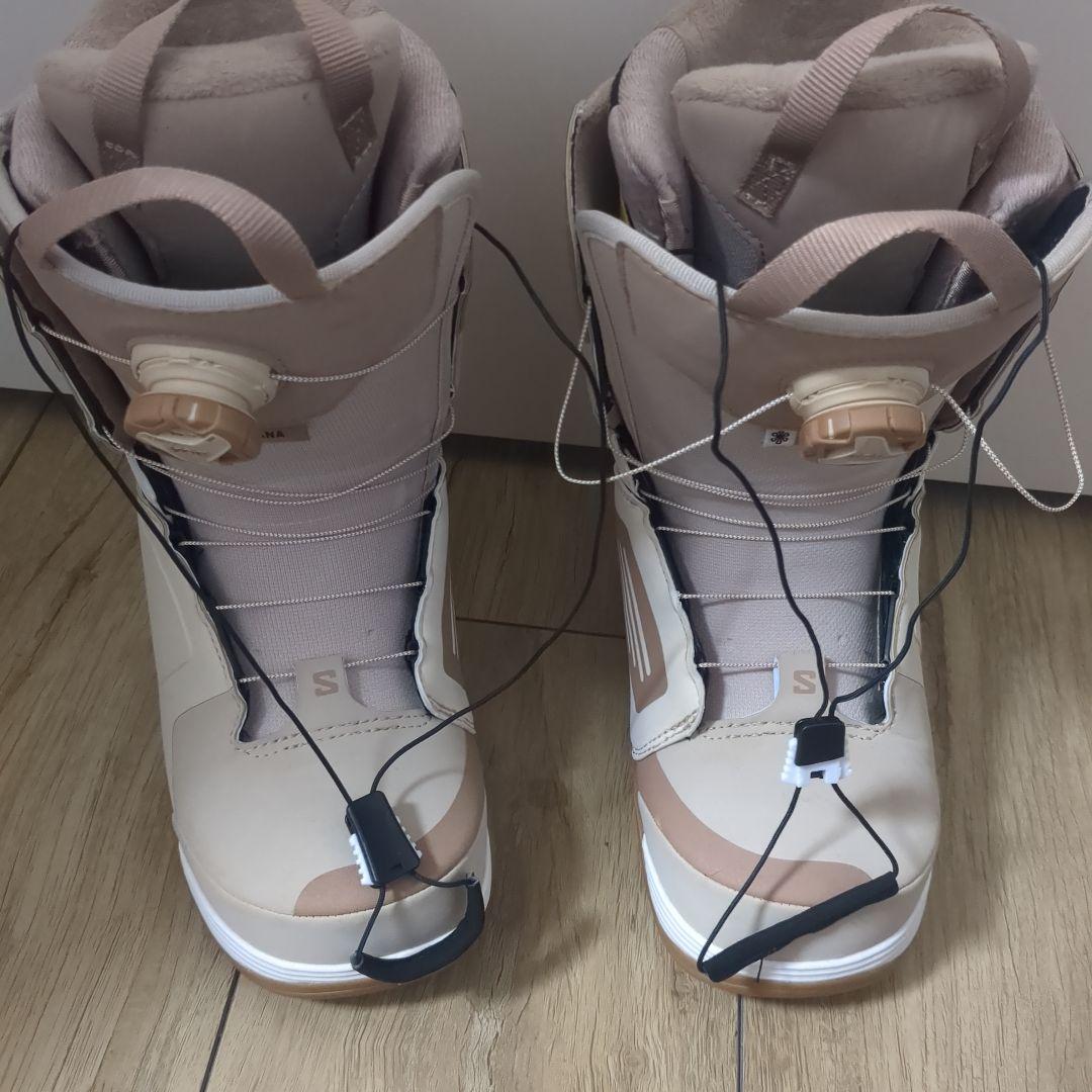 Salomon スノーボードブーツ 女性用 一部破損有