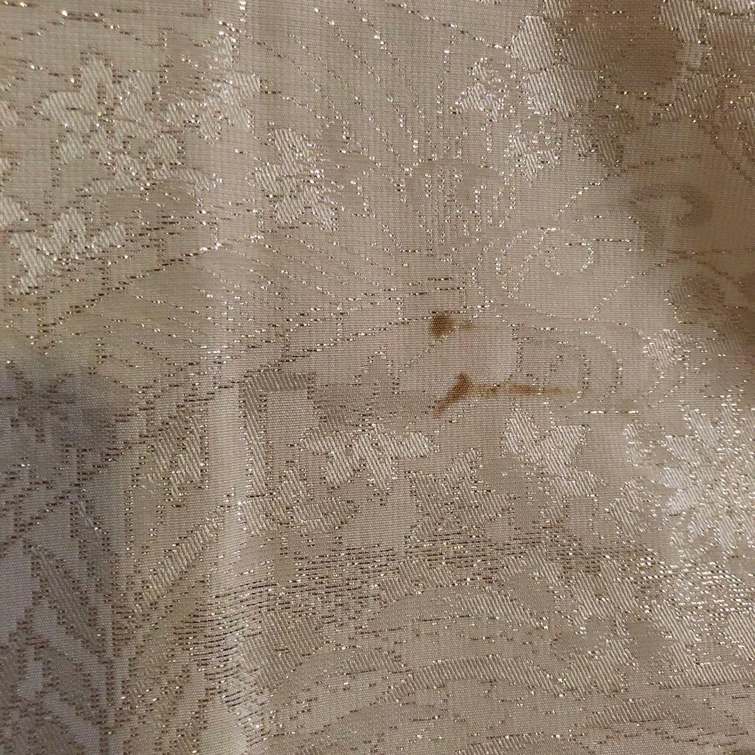 SALE❤️希少アンティーク正絹　マジョリカお召し　豪華キキラキラ日本の美しい花々