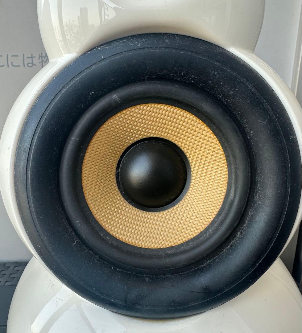 スキャンダイナ ミニポッド スピーカー ペア ホワイト ブルールーム デンマーク