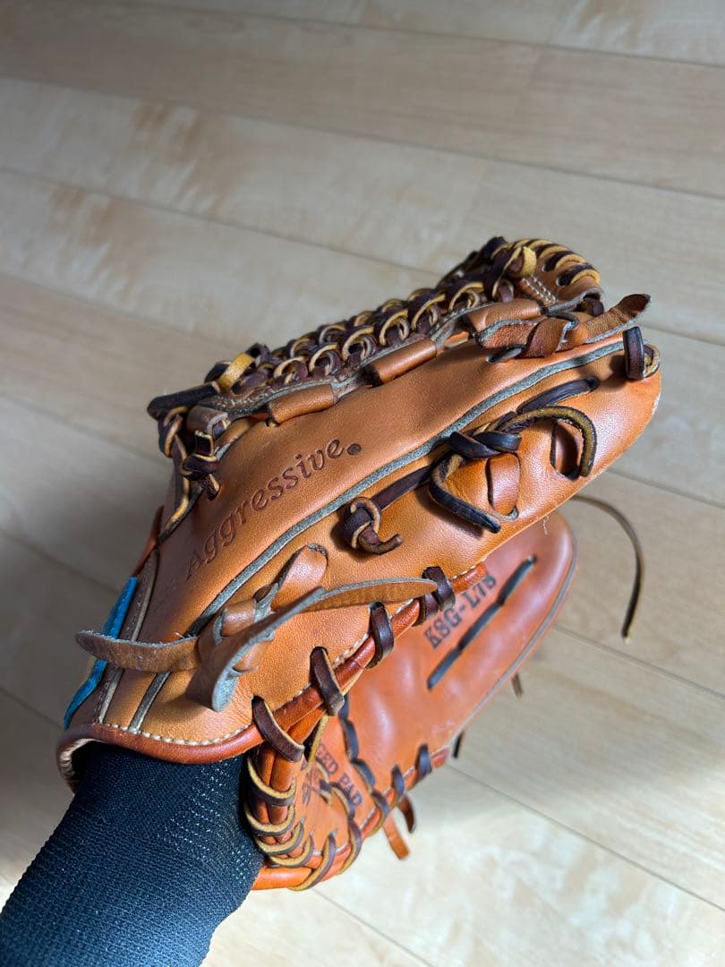 【使用少】スラッガー 硬式 内野手用 廃盤ラベル KSG-L7