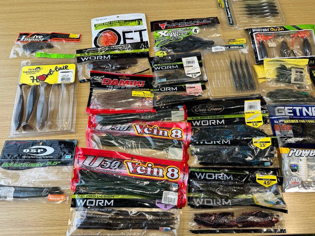 バス釣り　引退セット　ルアー　まとめ売り　エバーグリーン　ジャッカル　osp