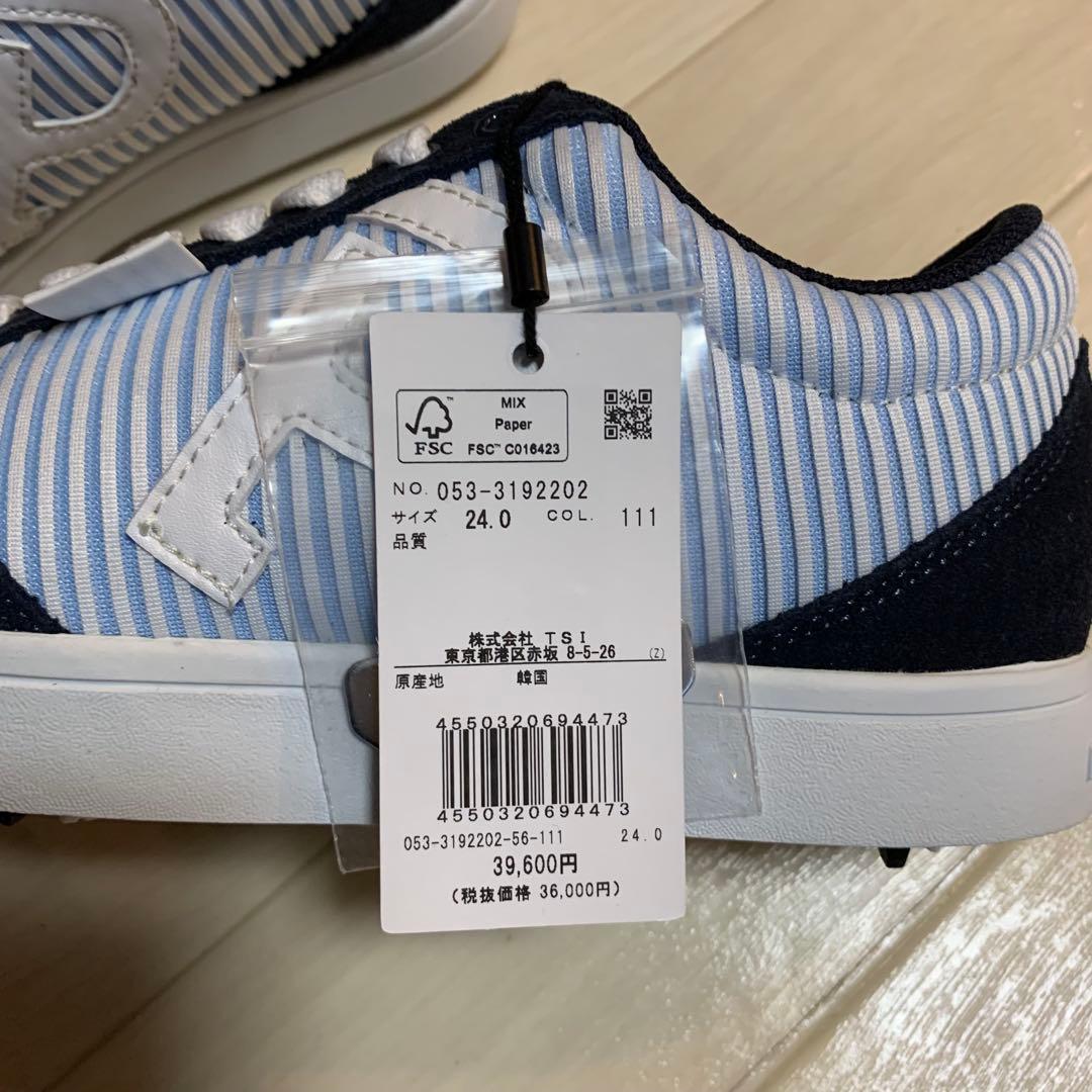 新品■39,600円【パーリーゲイツ 】レディース　ゴルフシューズ　24