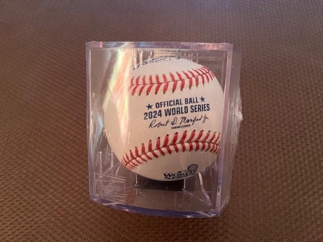 大谷翔平 2024 ワールドシリーズMLB公式使用球専用ケース入限定品