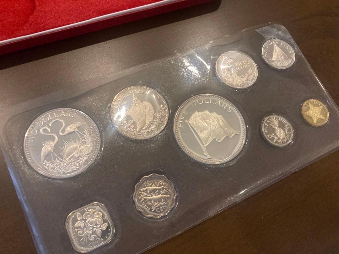 バハマ銀貨　プルーフセット 正味約90g