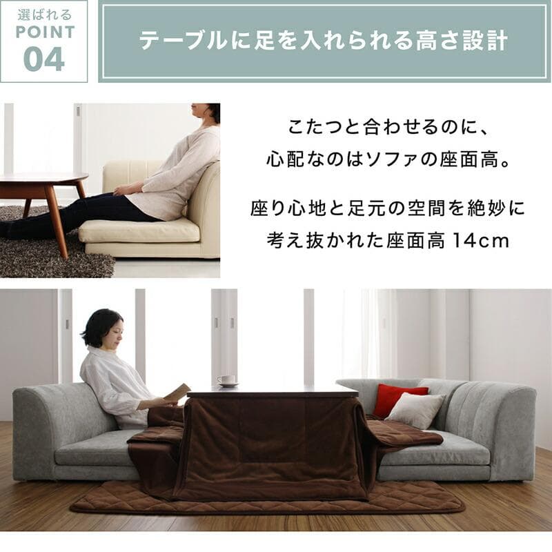 最安値！新品！送料込み！ ローソファー コーナー フロアソファー 3