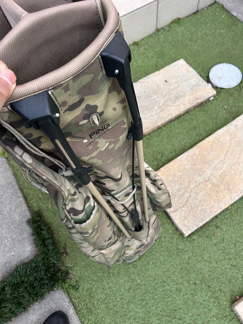 PING HOOFER 迷彩 スタンドバッグ