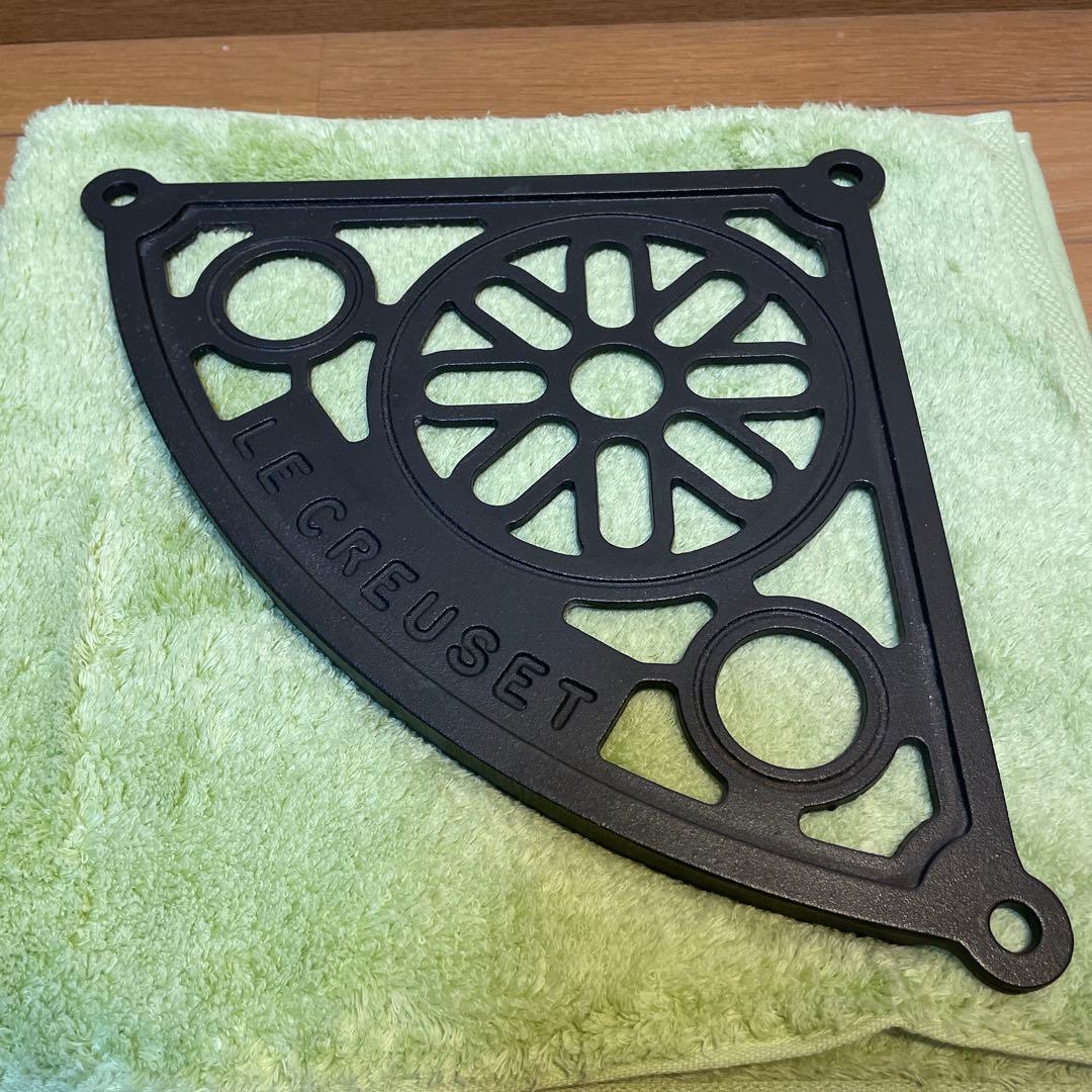 LE CREUSET ル・クルーゼ　ポットスタンド　ブラック　黒　5段　シェルフ