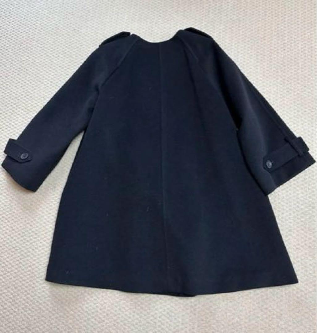 美品　Black ウールコート　38 M