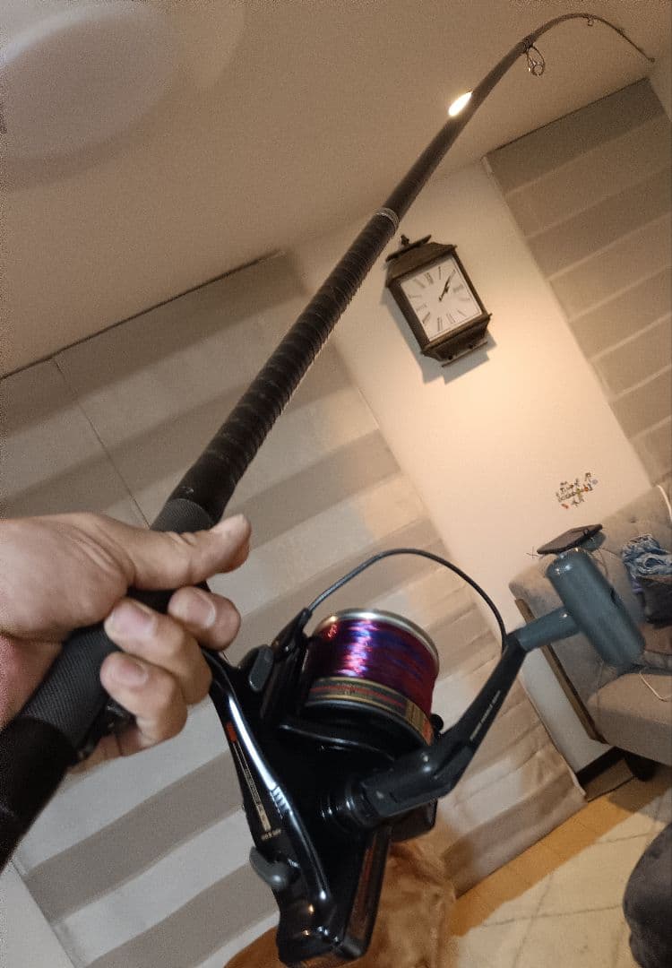 ダイワロングビームGS-5000H遠投カゴ釣り専用リール！新品ライン付かっこいい