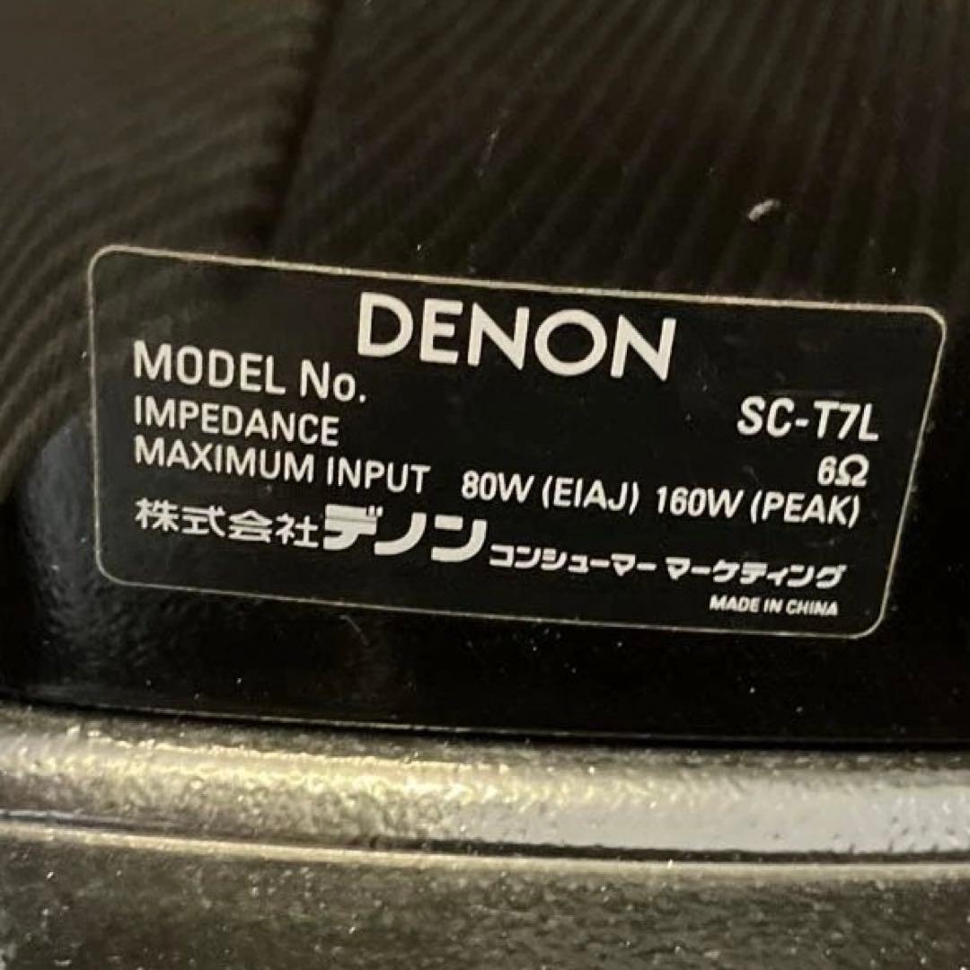 音出し確認済み‼️割と美品‼️DENONトールボーイ・ピアノブラック スピーカーペア