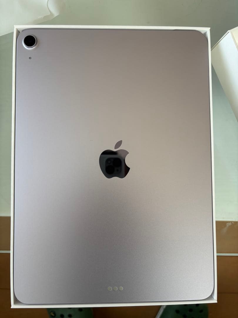 新品　Apple iPad Air (M3)11 パープル本体 充電器付き
