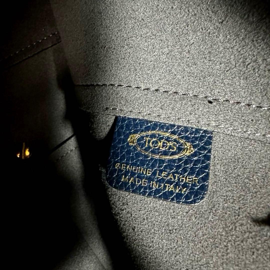 Tタイムレス　レザーショルダーバック ミニ ブルー未使用新品