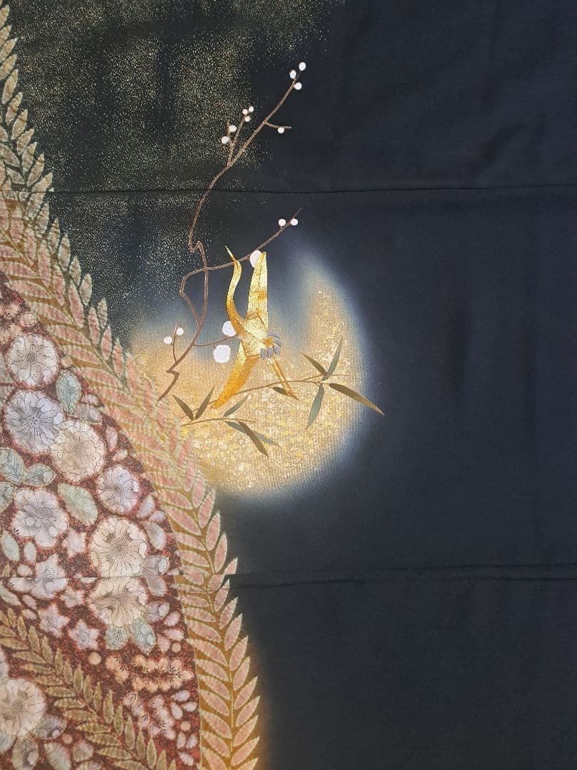 新品未使用❇️作家もの辻ケ花黒留袖　 未使用辻ケ花袋帯　５つ紋　フルセット