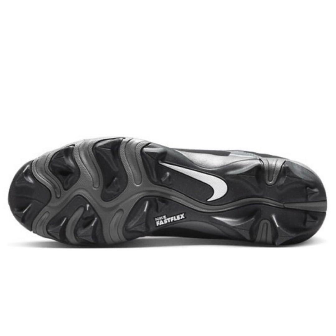 ナイキ 26 アルファメナス シャーク アメフト スパイク シューズ 靴 黒 .