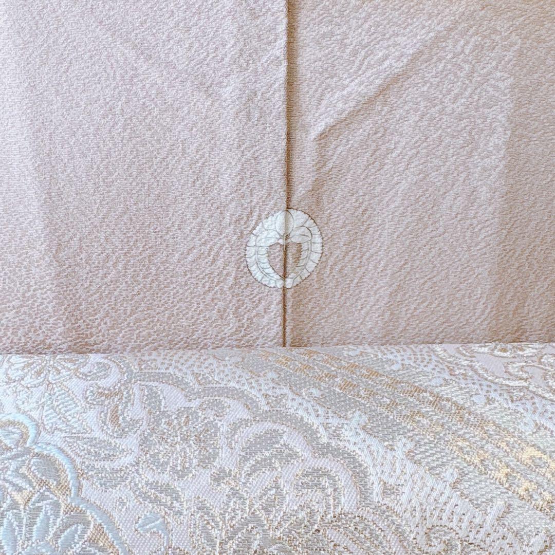 極美品　正絹　訪問着　フルセット　裄67 L 卒業式入学式　袋帯　トール　一つ紋