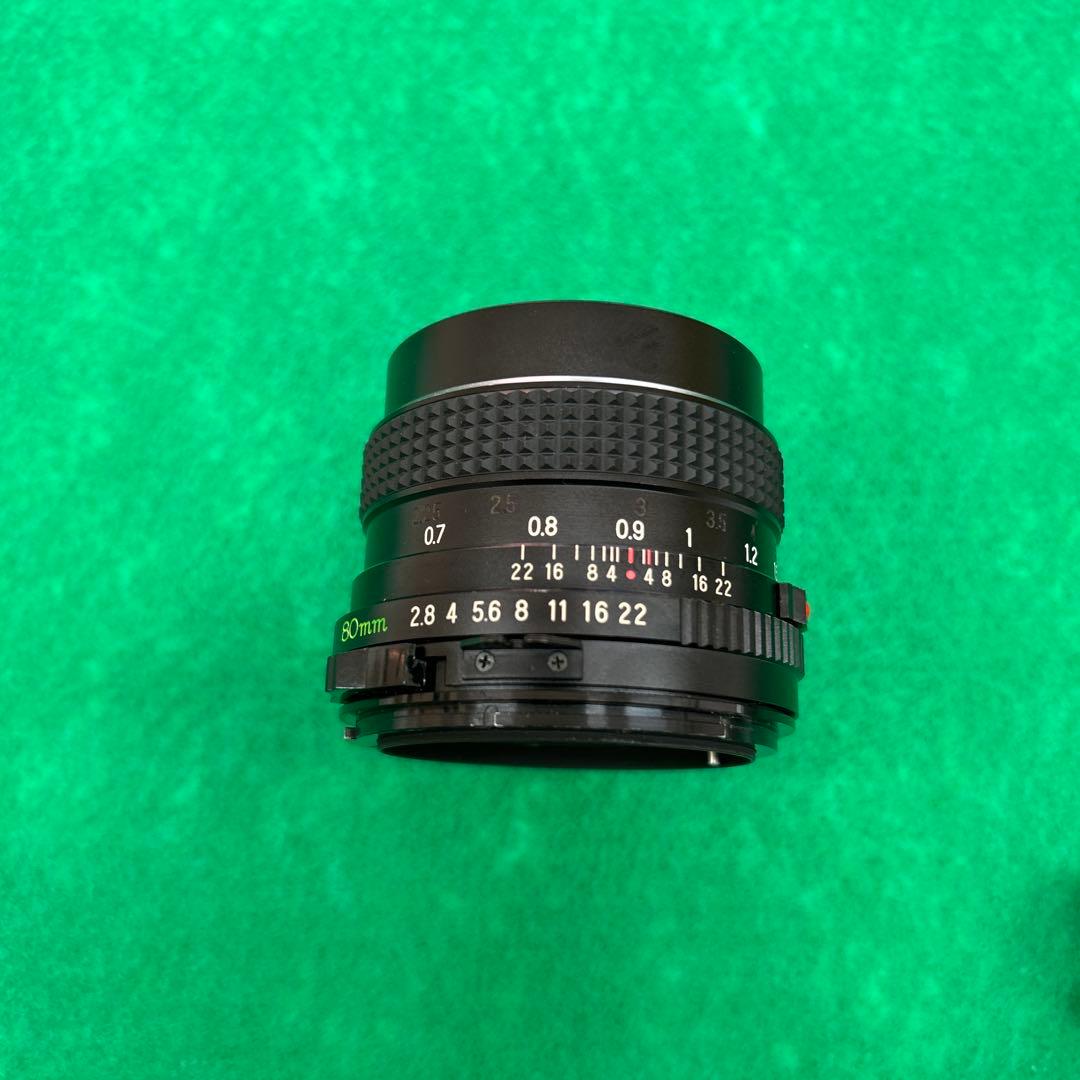 Mamiya Sekor C 80mm f/2.8 645用レンズ　フード付き