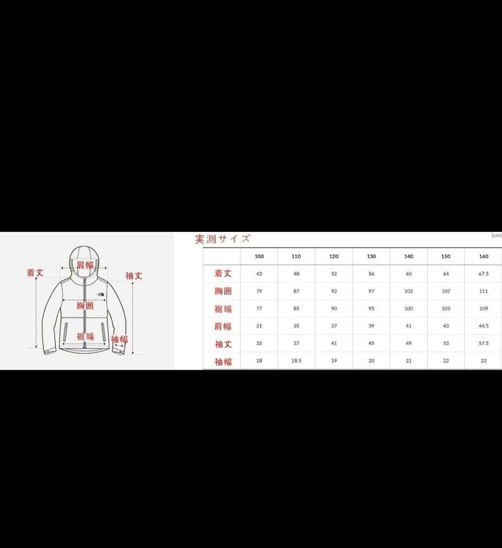 2wayダウン THE NORTH FACE 韓国　150