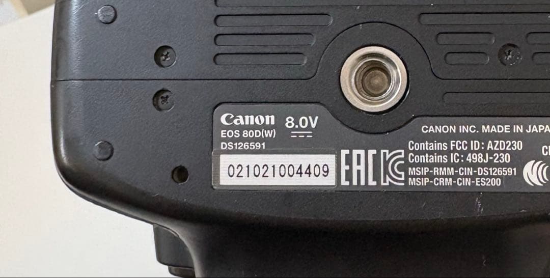 Canon EOS 80D 本体＋SIGMAレンズ3本セット