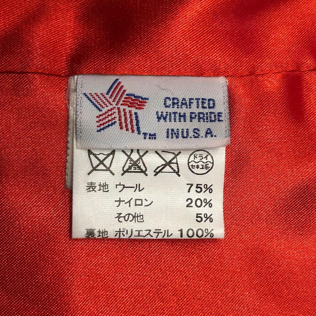 ポン　Schott ショット レザーパイピング ピーコート 36 S相当