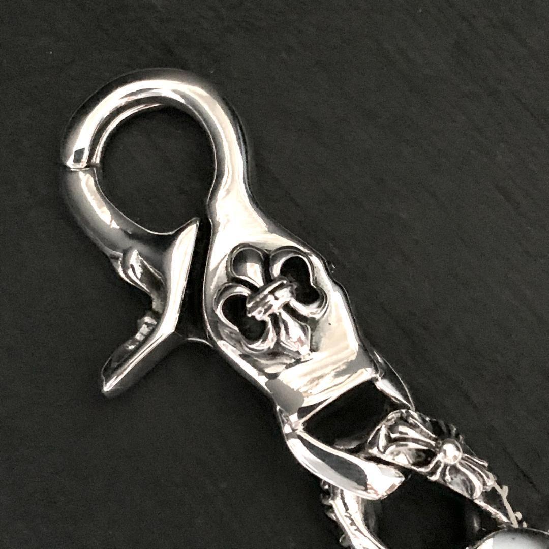 【新品】フローラルクロス シルバー925 キーホルダー