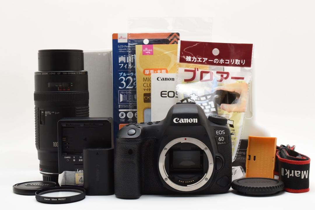 一眼レフカメラ Canon EOS 6D Mark II 望遠レンズセット