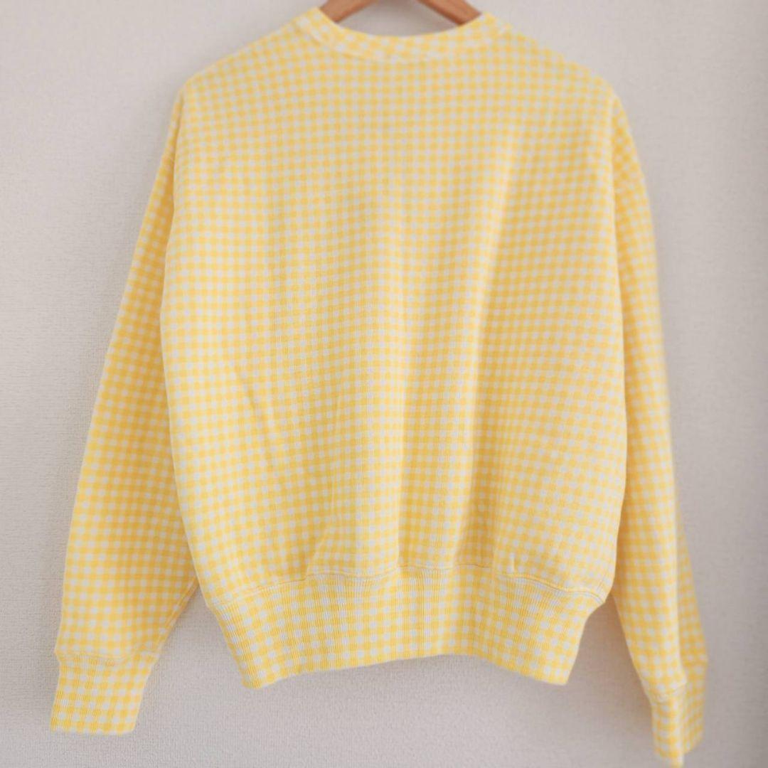 ​【希少品/新品】ポロラルフローレン ギンガムチェック スウェット イエローXS