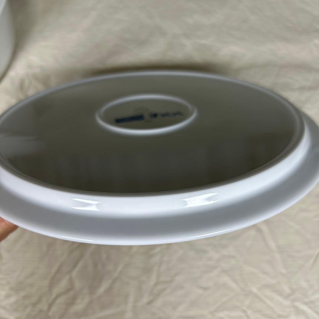 ロイヤルコペンハーゲン　ブルーフルーテッド　メガ　オーブンウェア　直径21.5