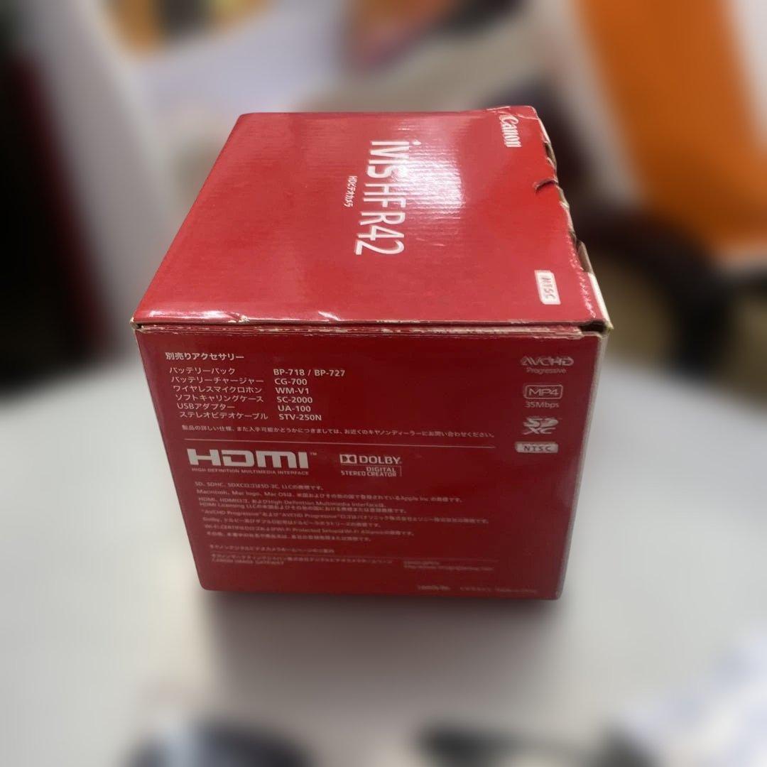 Canon デジタルビデオカメラ iVIS HF R42 Ni-7720